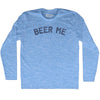 Beer Me Adult Tri-Blend Long Sleeve T-shirt by Tribe Lacrosse