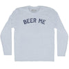 Beer Me Adult Tri-Blend Long Sleeve T-shirt by Tribe Lacrosse