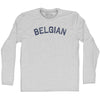Belgian Adult Cotton Long Sleeve T-shirt by Tribe Lacrosse
