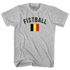 Belgium Fistball Country Flag Womens Cotton Junior Cut T-Shirt by Tribe Lacrosse