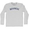 Beninese Adult Cotton Long Sleeve T-shirt by Tribe Lacrosse