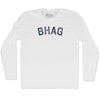Bhag Adult Cotton Long Sleeve T-shirt by Tribe Lacrosse