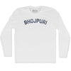 Bhojpuri Adult Cotton Long Sleeve T-shirt by Tribe Lacrosse