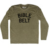 Bible Belt Adult Tri-Blend Long Sleeve T-shirt by Tribe Lacrosse
