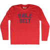 Bible Belt Adult Tri-Blend Long Sleeve T-shirt by Tribe Lacrosse