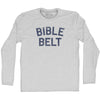 Bible Belt Adult Cotton Long Sleeve T-shirt by Tribe Lacrosse