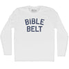 Bible Belt Adult Cotton Long Sleeve T-shirt by Tribe Lacrosse