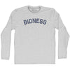 Bidness Adult Cotton Long Sleeve T-shirt by Tribe Lacrosse