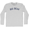 Big Bear Adult Cotton Long Sleeve T-shirt by Tribe Lacrosse
