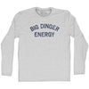 Big Dinger Energy Adult Cotton Long Sleeve T-shirt by Tribe Lacrosse