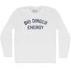 Big Dinger Energy Adult Cotton Long Sleeve T-shirt by Tribe Lacrosse