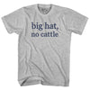 Big Hat, No Cattle Rage Font Womens Cotton Junior Cut T-Shirt by Tribe Lacrosse