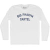Big Pharma Cartel Adult Cotton Long Sleeve T-shirt by Tribe Lacrosse