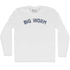 Big Worm Adult Cotton Long Sleeve T-shirt by Tribe Lacrosse