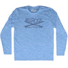 Bigrock Surf Adult Tri-Blend Long Sleeve T-shirt by Tribe Lacrosse