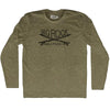 Bigrock Surf Adult Tri-Blend Long Sleeve T-shirt by Tribe Lacrosse