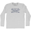Bigrock Surf Adult Cotton Long Sleeve T-shirt by Tribe Lacrosse