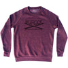 Bigrock Surf Adult Tri-Blend Sweatshirt by Tribe Lacrosse