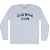 Bing Bang Boom Adult Tri-Blend Long Sleeve T-shirt by Tribe Lacrosse
