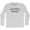 Biological Badass Adult Cotton Long Sleeve T-shirt by Tribe Lacrosse