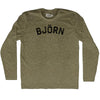 Bjorn Adult Tri-Blend Long Sleeve T-shirt  by Tribe Lacrosse