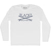 Blacks Surf Adult Cotton Long Sleeve T-shirt by Tribe Lacrosse