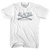 Blacks Surf Adult Cotton T-shirt by Tribe Lacrosse