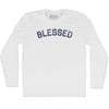 Blessed Adult Cotton Long Sleeve T-shirt by Tribe Lacrosse