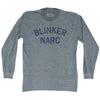 Blinker Narc Adult Tri-Blend Long Sleeve T-shirt by Tribe Lacrosse