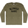Blinker Narc Adult Tri-Blend Long Sleeve T-shirt by Tribe Lacrosse
