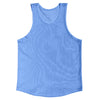 Blue Carolina Sheer See Through Mesh Athletic Tank Top by Tribe Lacrosse
