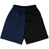 Blue Navy And Black Quad Color Lacrosse Shorts Made In USA by Tribe Lacrosse