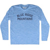 Blue Ridge Mountains Adult Tri-Blend Long Sleeve T-shirt by Tribe Lacrosse