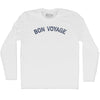 Bon Voyage Adult Cotton Long Sleeve T-shirt by Tribe Lacrosse
