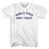 Bubble Rings Don't Count Womens Cotton Junior Cut T-Shirt by Tribe Lacrosse
