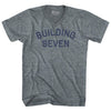 Building Seven Tri-Blend V-neck Womens Junior Cut T-shirt by Tribe Lacrosse
