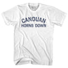 CANOUAN Horns Down Womens Cotton Junior Cut T-Shirt by Tribe Lacrosse