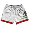 California US State Flag 5" Swim Shorts Made in USA by Tribe Lacrosse