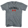 Canada Fistball Country Flag Womens Tri-Blend Junior Cut T-Shirt by Tribe Lacrosse