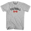 Canada Fistball Country Flag Womens Cotton Junior Cut T-Shirt by Tribe Lacrosse