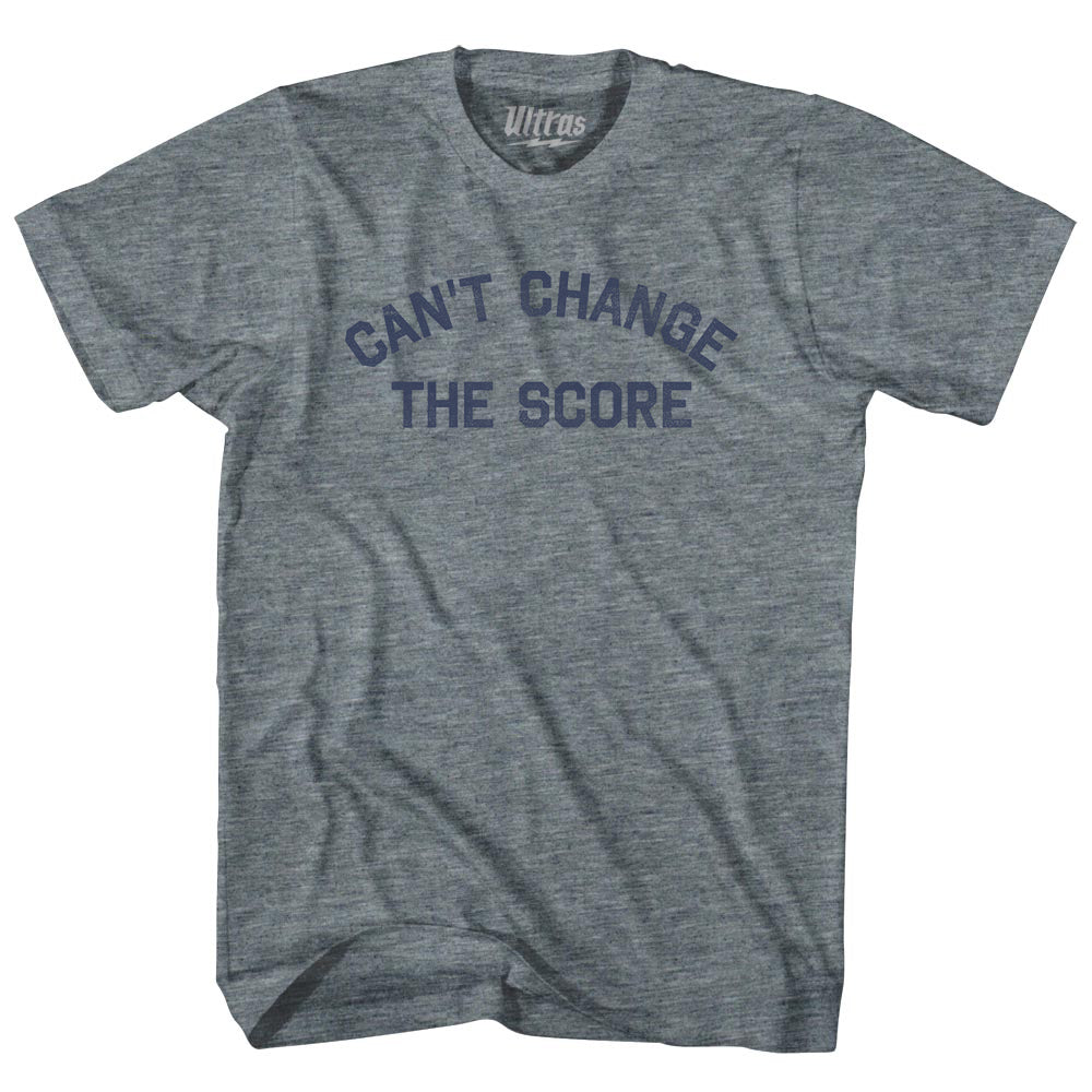 Can't Change The Score Womens Tri-Blend Junior Cut T-Shirt by Tribe Lacrosse
