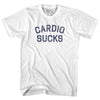 Cardio Sucks Womens Cotton Junior Cut T-Shirt by Tribe Lacrosse