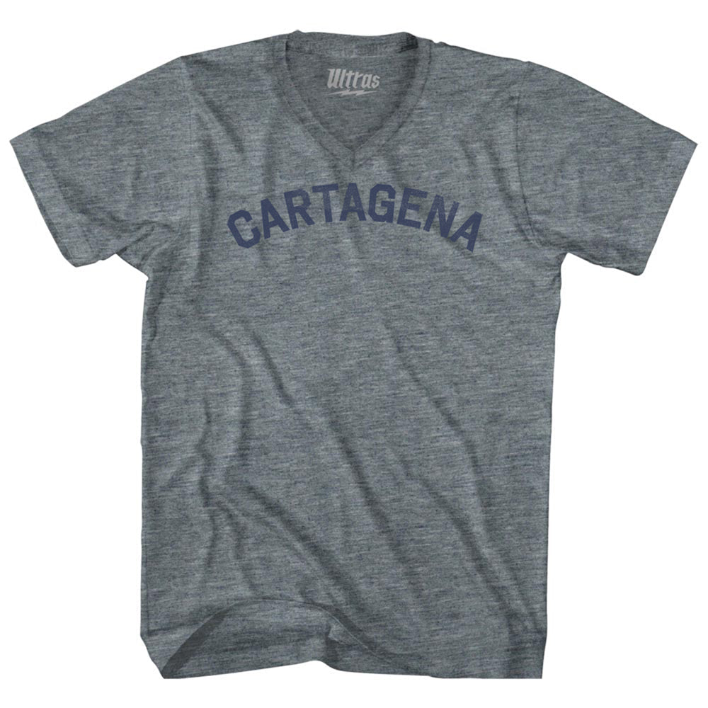Cartagena Tri-Blend V-neck Womens Junior Cut T-shirt by Tribe Lacrosse