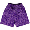 Cheetah Two Tone Light Purple Lacrosse Shorts Made In USA by Tribe Lacrosse