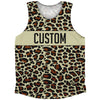 Cheetah Pattern Custom Athletic Tank Top by Tribe Lacrosse