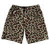 Cheetah Pattern 10" Swim Shorts Made in USA by Tribe Lacrosse