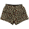 Cheetah Pattern Womens & Girls Sport Shorts End Made In USA by Tribe Lacrosse