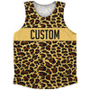 Cheetah Pattern Custom Athletic Tank Top by Tribe Lacrosse