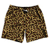 Cheetah Pattern Swim Shorts 7" Made in USA by Tribe Lacrosse