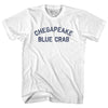 Chesapeake Blue Crab Womens Cotton Junior Cut T-Shirt by Tribe Lacrosse